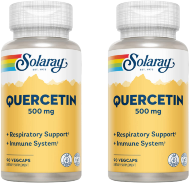 Solaray Quercetin 퀘르세틴 500 mg 90 베지캡슐 2SET, 90정