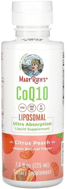 메리루스 코큐텐 리포좀 시트러스 피치맛 MaryRuth's CoQ10 Liposomal Citrus Peach 225ml, 1개 - 쿠팡