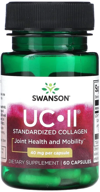 Swanson UC-II 표준화 콜라겐 40mg 캡슐 60정, SwansonUCII표준화콜라겐40mg캡슐60정, 1개 - 쿠팡