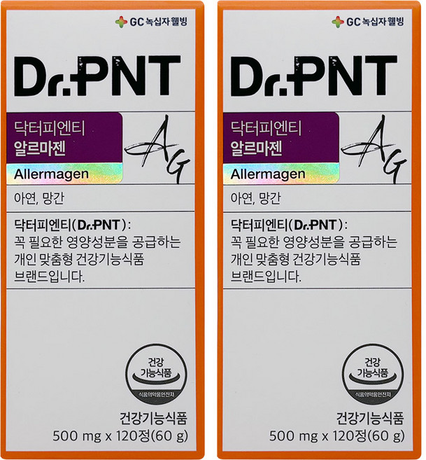 녹십자웰빙 녹십자웰빙 닥터피엔티 알르마젠 120정(1개월), 120정, 2개