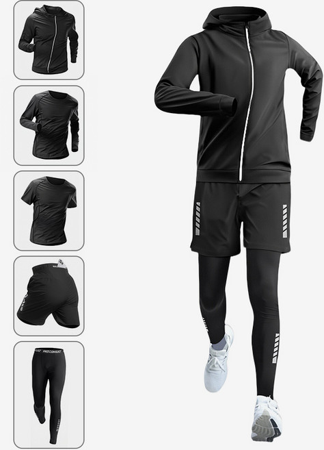 러닝복 남성 헬스 라이딩 트레이닝세트 드라이핏 소재 기능성 운동복 땀복