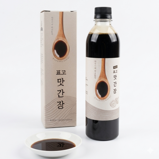 국내산 표고 맛간장 만능 쯔유 조림 찌개 국, 10개, 500ml, 500ml