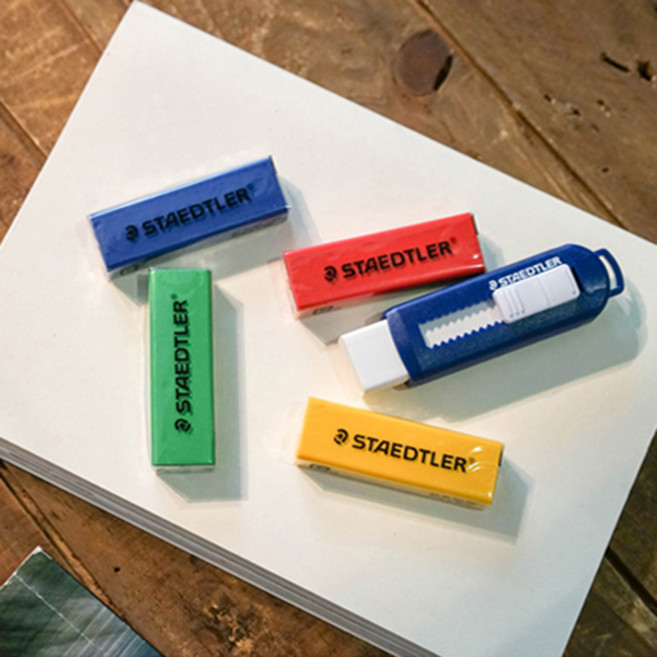 스테들러 지우개 리필심 슬라이드지우개 리필, 5개, 혼합(흰색+초록+파랑+노랑+빨강)