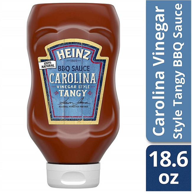 Heinz 하인즈 캐롤라이나 식초 BBQ 소스 18.6oz(527g) x 1팩, 1개, 527g
