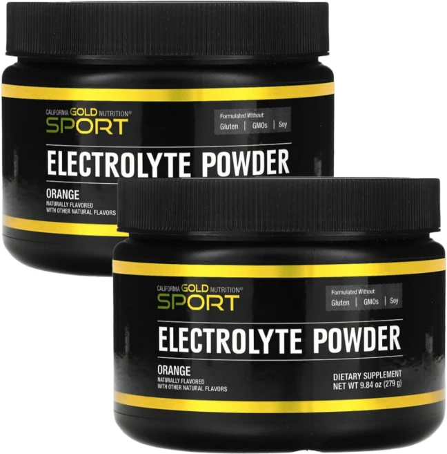 캘리포니아 골드 뉴트리션 CGN SPORT 천연 오렌지맛 279g 2통 - 쿠팡