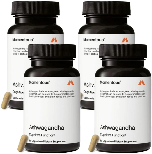 모멘터스 아슈와간다 캡슐 60정, 4개 - 쿠팡