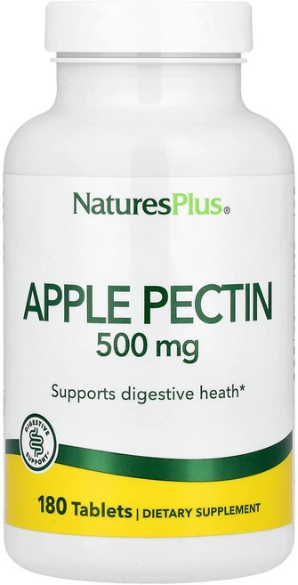 NaturesPlus Apple Pectin 500 mg 180 Tablets, NaturesPlus, Apple Pectin, 500, 1개, 180정 - 쿠팡