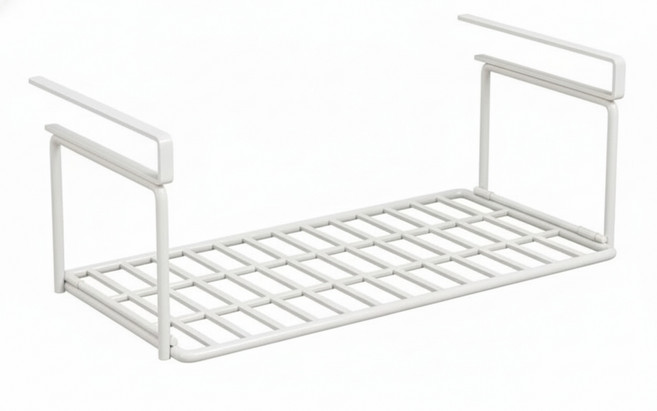 비오티 다용도 선반 수납 거치대, 1개, 화이트 중