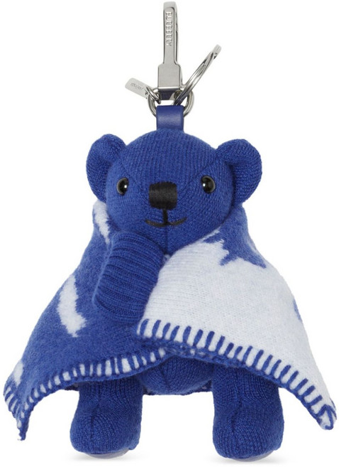 버버리 토마스 베어 울 혼방 키링