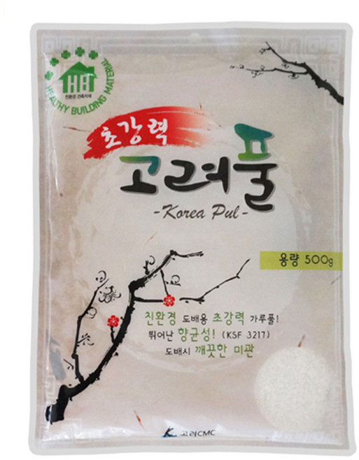 도배용품 도배로라 풀솔 정배솔 도배풀 몰딩자 도배칼 도배헤라 도배가방 도배벨트, 도배풀-초강력500g