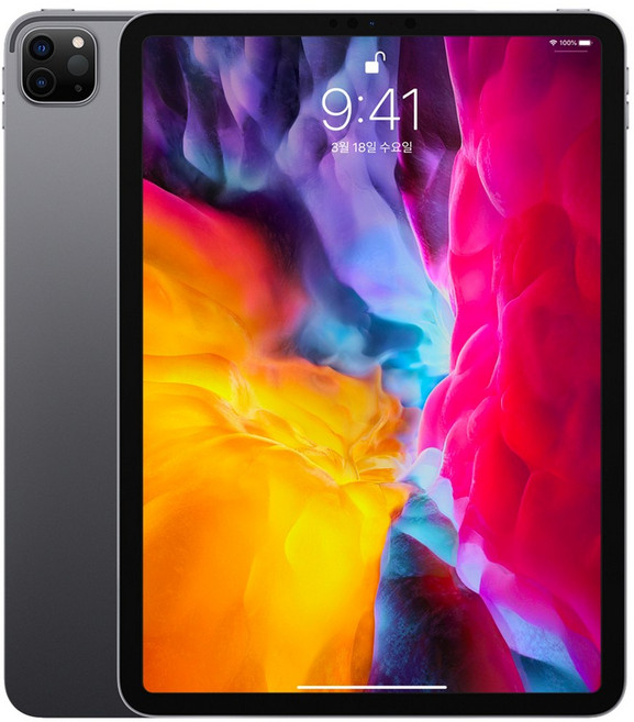 Apple iPad Pro 11 2세대, 스페이스 그레이, 128GB, Wi-Fi