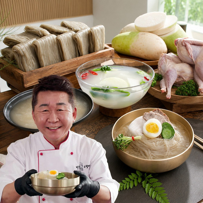 물냉+비냉 대용량 세트/ 함흥식 가는 면발 쫄깃한 냉면/육수 소스 다양한 요리가능 전철우 냉면, 10개, 170g
