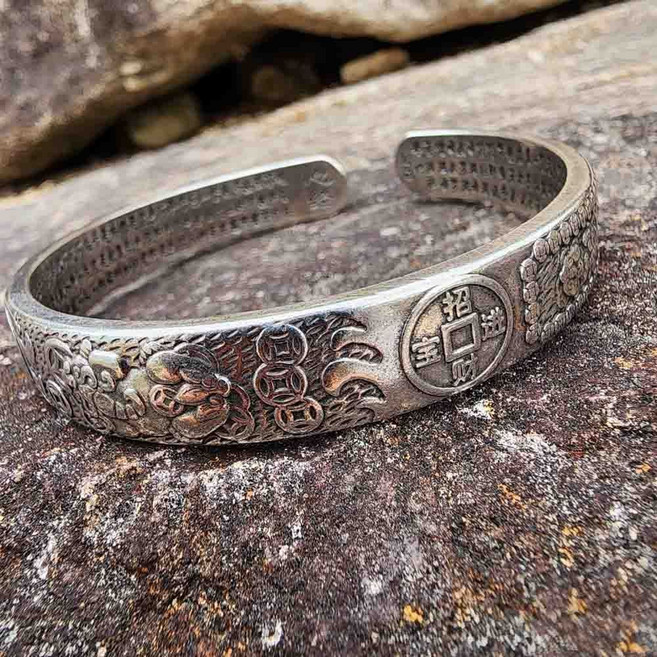 여성팔찌 재물 금전 육자진언 비휴 뱅글팔찌 불교팔찌 g9g+516NS