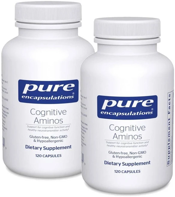 퓨어인캡슐레이션 코그니티브 아미노스 아미노산 캡슐 Pure Encapsulations Cognitive Aminos, 2개, 120정 - 쿠팡