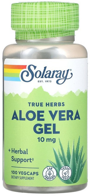 솔라레이 알로에베라 젤 농축물 베지 캡슐 100정, 1개