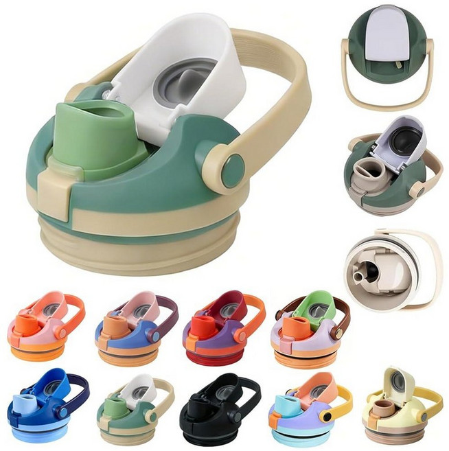 Hcirtnawi Replacement Lid for Owala FreeSip Sway 30 oz 40 Water Bottle & Tumbler，Leakproof One But, Green