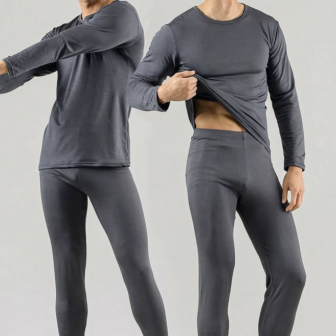 맨스핏 고급기모 남성 후끈발열 겨울 내복 내의 상하의세트 2세트