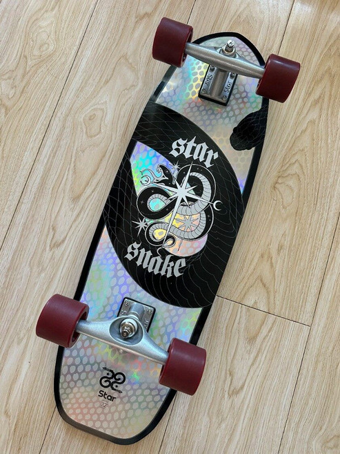 32吋專業免蹬陸地衝浪板 刷街初學者練習板, 如圖所示, 1個