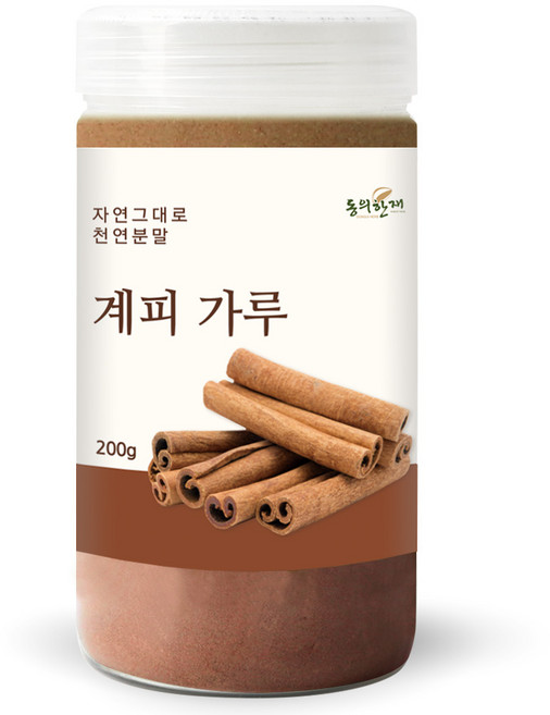동의한재 프리미엄 계피 가루 시나몬 분말, 200g, 1개