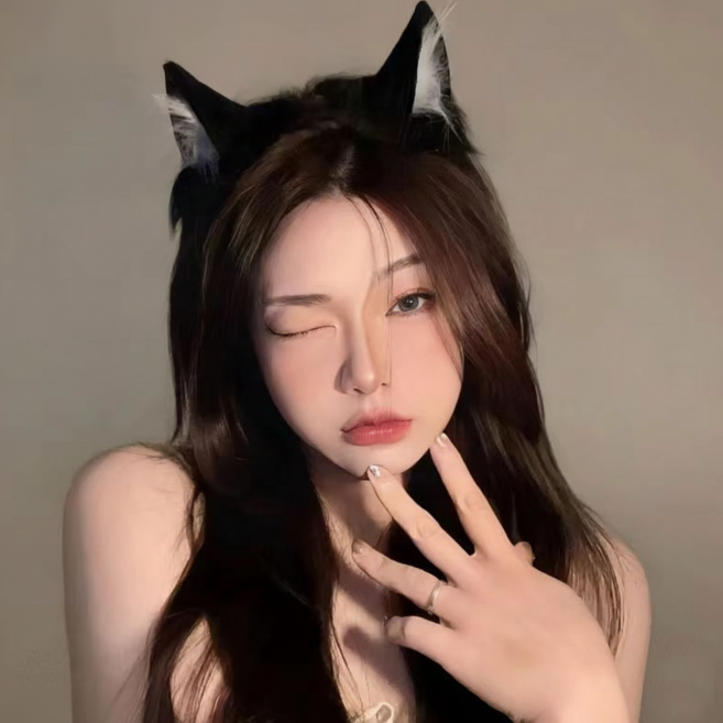귀여운 고양이 귀 동물 머리띠 코스프레