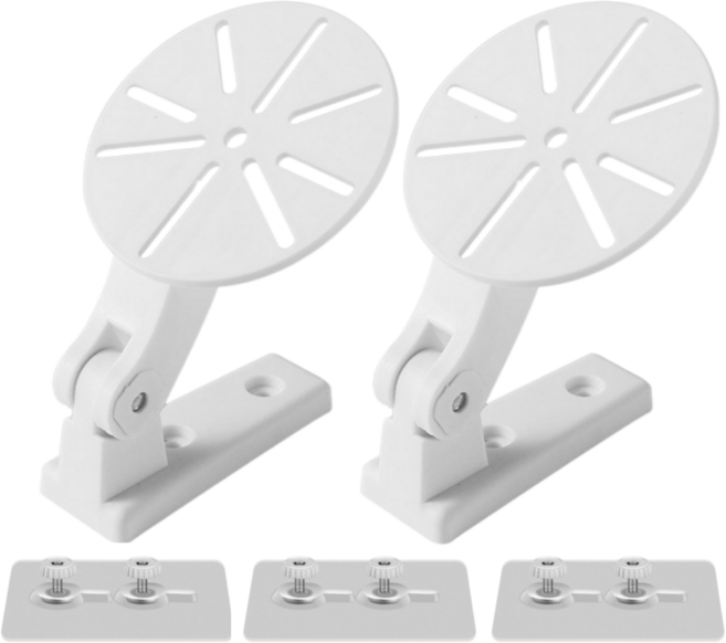 오브젝티브 무타공 홈캠거치대 베이비캠 CCTV 각도조절, 1세트, CCTV거치대