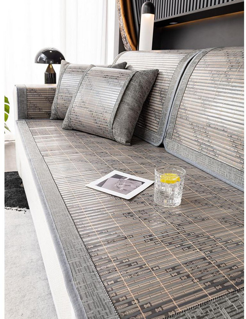 쇼파 대자리 매트 대나무 여름방석 침대 쿨 소파패드, 50x150cm, 대나무 숲 - Xiangfei 대나무