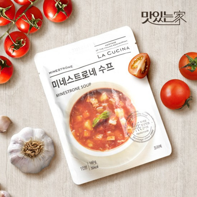 맛있는가 라쿠치나 미네스트로네 스프 160g, 라쿠치나 미네스트로네 수프, 1개