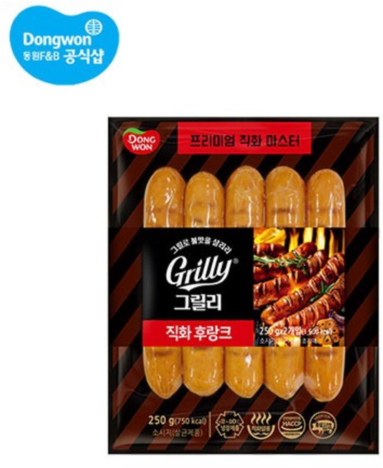 그릴리 극한직화 후랑크 250g 6봉