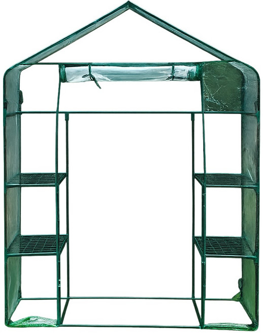 조립식 온실 장 자재 미니 텃밭 소형 식물 비닐 하우스, 143x73x195cm