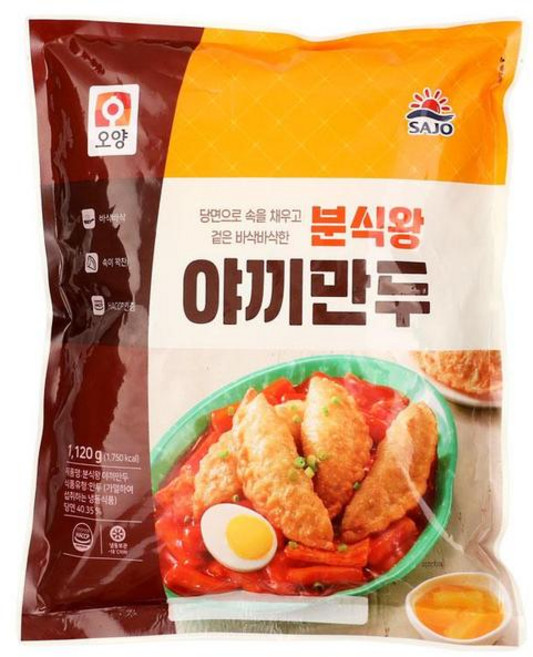 [정연푸드] 사조오양 분식왕 야끼만두 (냉동), 1개, 1.12kg