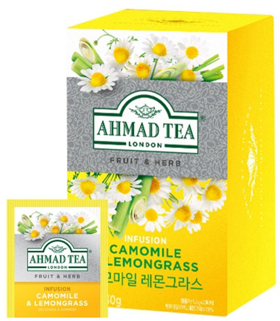 아마드티 캐모마일 레몬그라스 허브차, 1.5g, 20개입, 1개