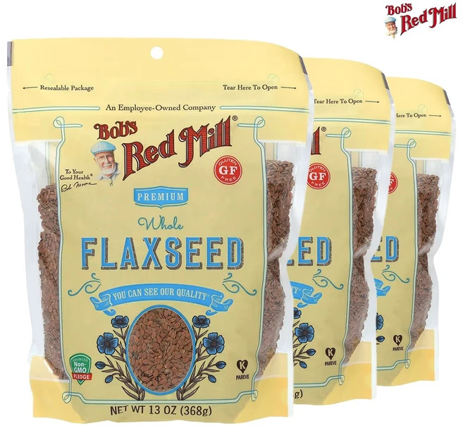 Bob's Red Mill 홀 아마씨 368g 1개, 3개 - 쿠팡