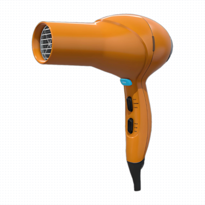 FASEN 전문가용 드라이기 고출력 접이식 헤어 드라이어 음이온 보호 빠른 건조 경량 헤어 드라이기, 블랙골드, T17A