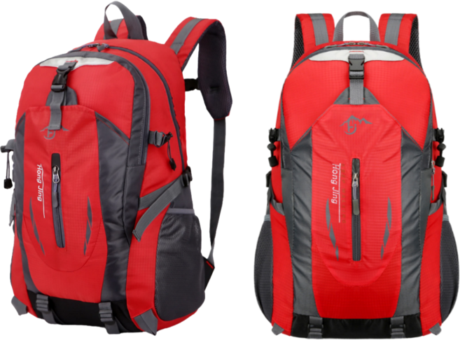 밀리센치 중형 등산가방 배낭, 41L 레드