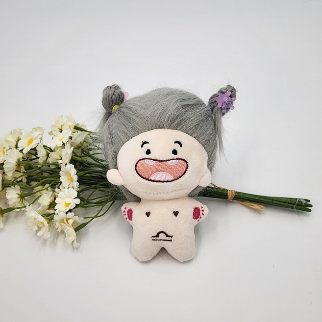 해피트리 키링 열쇠고리 옷 어린이 여자 별자리 인형