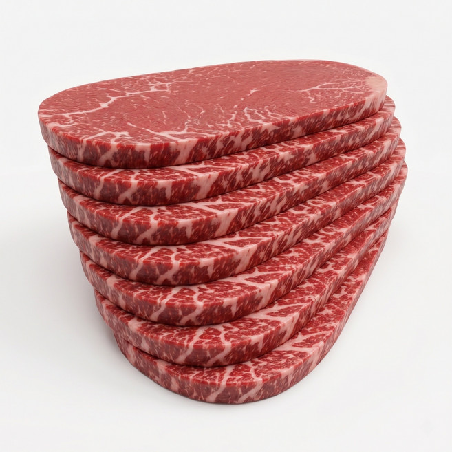 수입 홍두깨 슬라이스 500g 소분포장 총1kg(500gx2ea) 육전용 홍두깨살 냉동, 2개