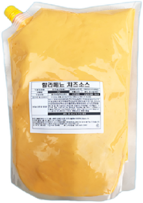 지케이푸드 코다노 할라페뇨 치즈소스 2kg 할라피뇨소스 업소용, 1개