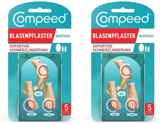 Compeed 콤피드 블리스터 패드 믹스세트 5개입 2세트 - 쿠팡
