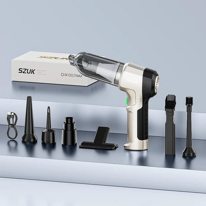 SZUK 9998700PA 자동차 진공 청소기 강력한 흡입 코드리스 무선 휴대용 핸드헬드 세척기 무선청소기 차량용, 03 Max