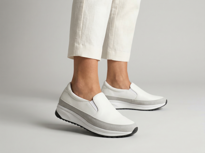 행텐 코나 키높이 통굽 슬립온 발편한 경량 스니커즈 단화