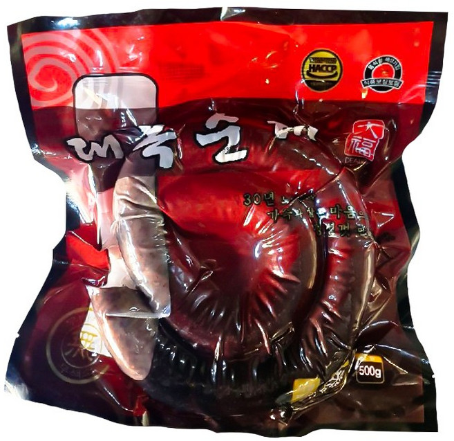 대복찰순대 500g, 1개