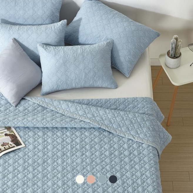 순면 워너비 피그먼트 이불겸패드 슈퍼킹SK, 핑크