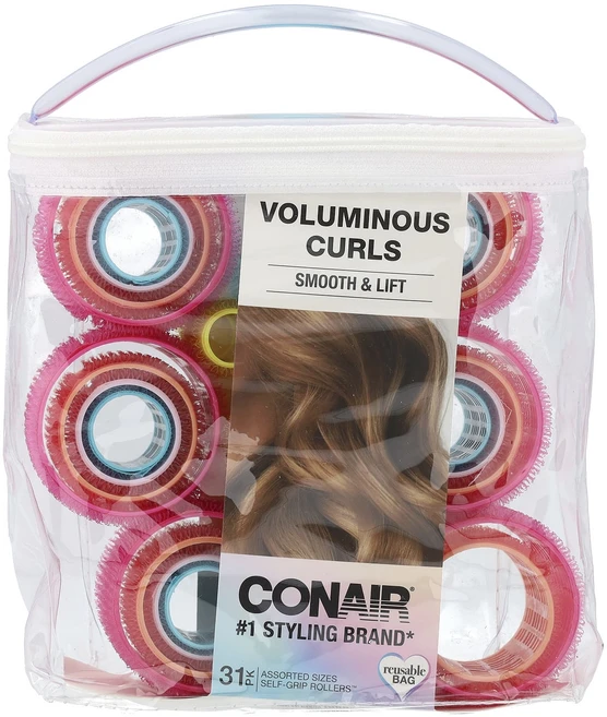 Conair 셀프 그립 롤러 볼륨감 있는 컬 31개입 - 쿠팡