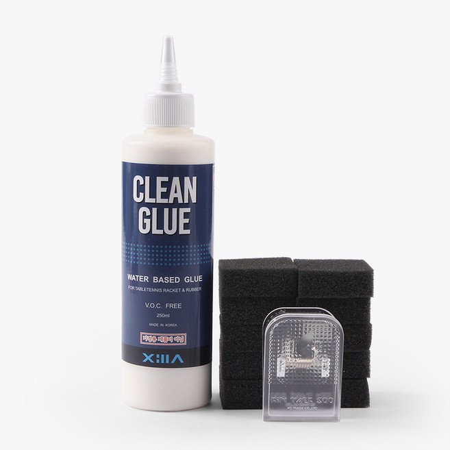 실라 러버본드 클린글루 (250ml) 수성글루세트 (본드+스폰지+집게), 1개