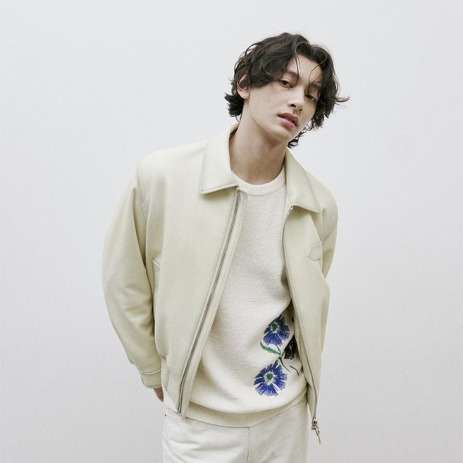 파렌하이트 24S/S FAHREN 투톤 레더 점퍼 (FIGDA302)YE_IC