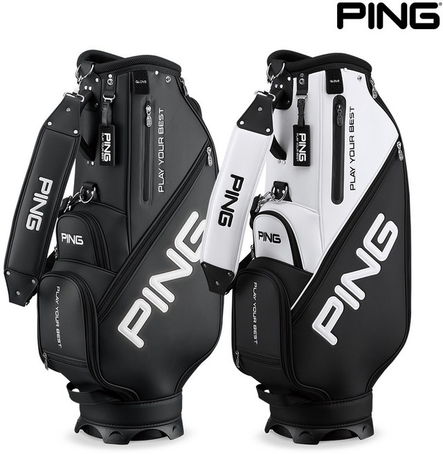 삼양정품 핑 26년 신상품 스포티 GX 캐디백, 화이트/블랙