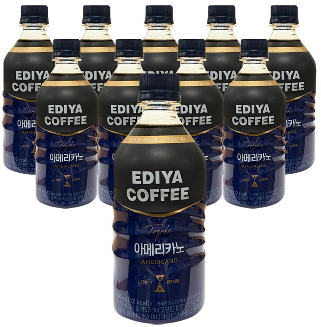 이디야 트리플 아메리카노, 500ml, 10개