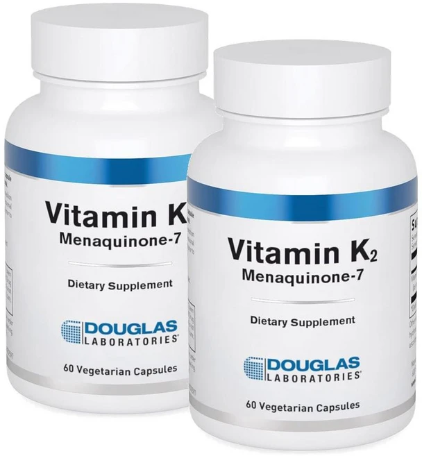 더글라스랩 비타민K2 메나퀴논7 캡슐 Douglas Laboratories Vitamin K2 Menaquinone-7, 2개, 60정 - 쿠팡