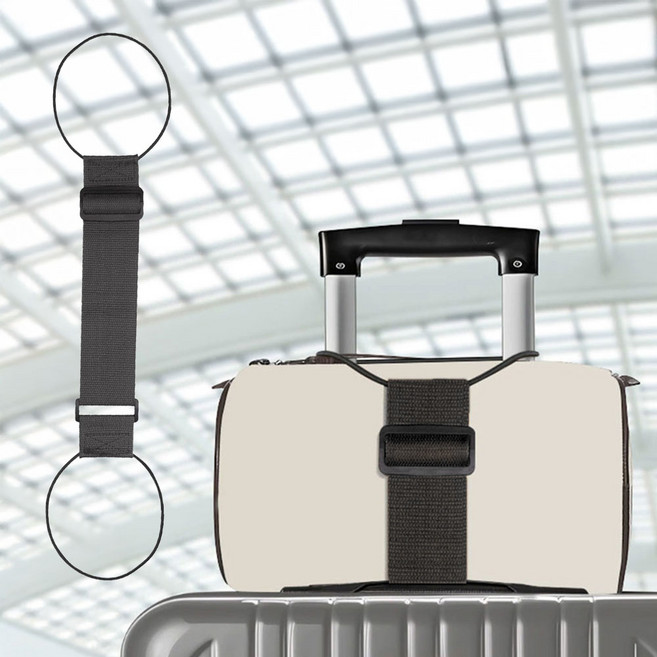 인밸 캐리어 고정벨트 2세트 여행가방 보조스트랩 고정 밴드