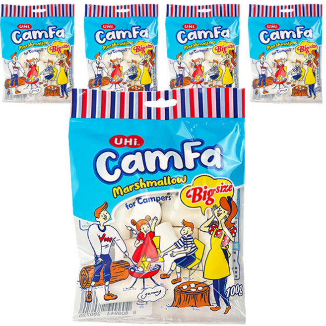 캠파 마시멜로우 빅사이즈, 5개, 100g